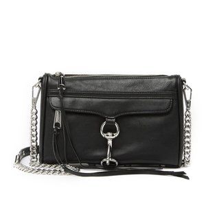 Rebecca Minkoff MAC Crossbody black leather purse